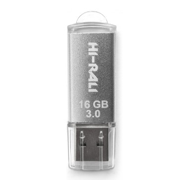 Накопитель 3.0 USB 16GB Hi-Rali Rocket серия серебро