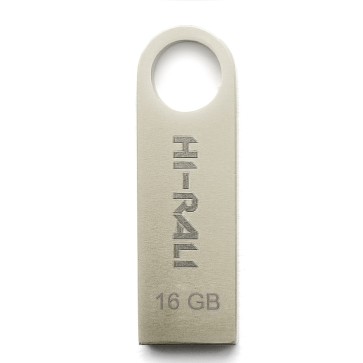 Накопитель USB 16GB Hi-Rali Shuttle серия серебро