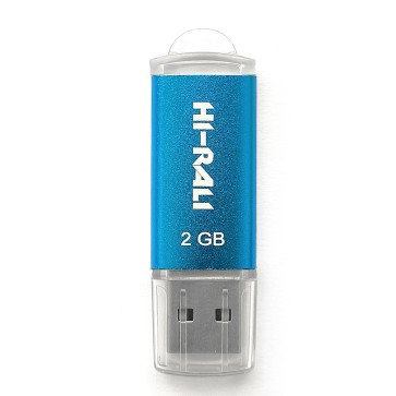 Накопитель USB 2GB Hi-Rali Rocket серия синий