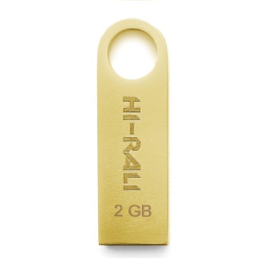 Накопитель USB 2GB Hi-Rali Shuttle серия золото