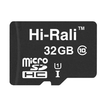Карта памяти microSDHC (UHS-1) 32GB class 10 Hi-Rali (без адаптера)