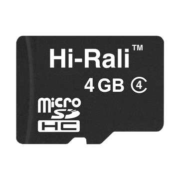 Карта памяти microSDHC 4GB Class 4 Hi-Rali (без адаптера)
