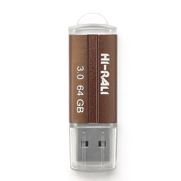 Накопитель 3.0 USB 64GB Hi-Rali Corsair серия бронза