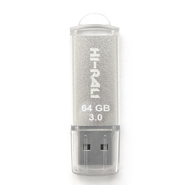 Накопитель 3.0 USB 64GB Hi-Rali Rocket серия серебро