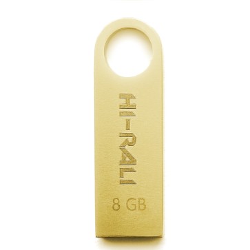 Накопитель USB 8GB Hi-Rali Shuttle серия золото