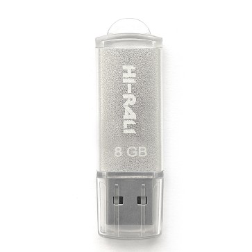 Накопитель USB 8GB Hi-Rali Rocket серия серебро