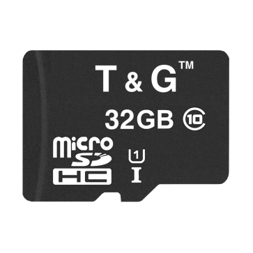 Карта памяти microSDHC (UHS-1) 32GB class 10 T&G (без адаптера)