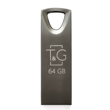 Накопитель USB 64GB T&G металлическая серия 117 черный