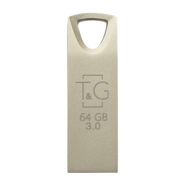 Накопитель 3.0 USB 64GB T&G металлическая серия 117 серебро