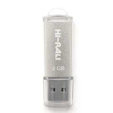 Накопичувач USB 2GB Hi-Rali Rocket серiя срібло