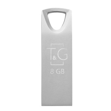 Накопичувач USB 8GB T&G металева серія 117 срібло